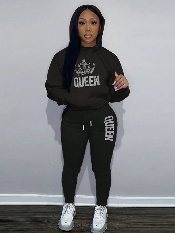 Cozy Queen Hoodie Set