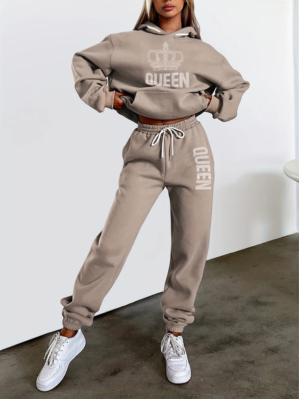 Cozy Queen Hoodie Set